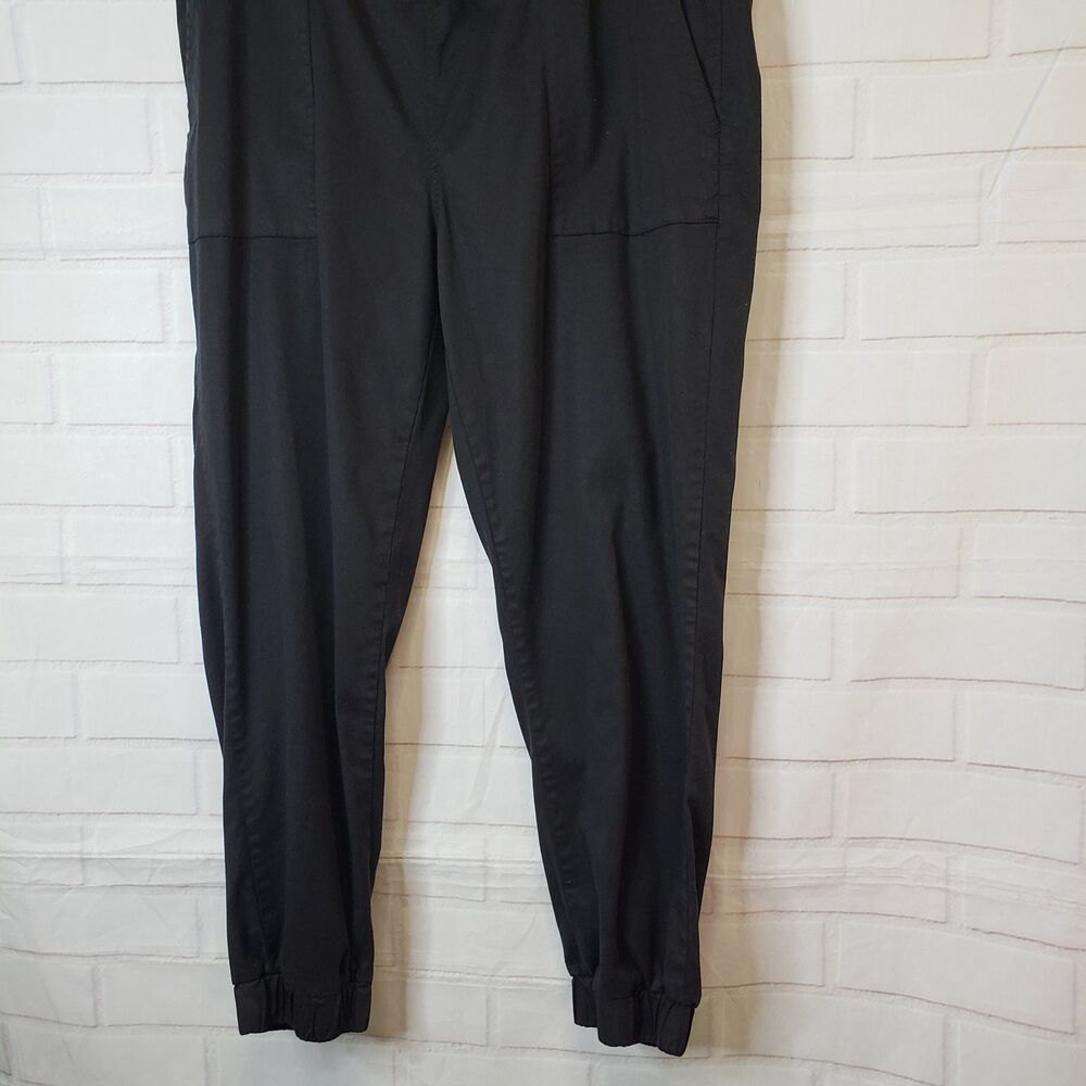 Buffalo David Bitton Black Tencel Loose Jogger Pants womens size L large - Picture 2 of 8